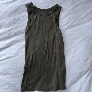 A New Day Olive Green Sleeveless Tank Top